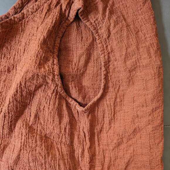 Elizabeth Suzann Petra Crop Terra Linen Gauze - Picture 3 of 10